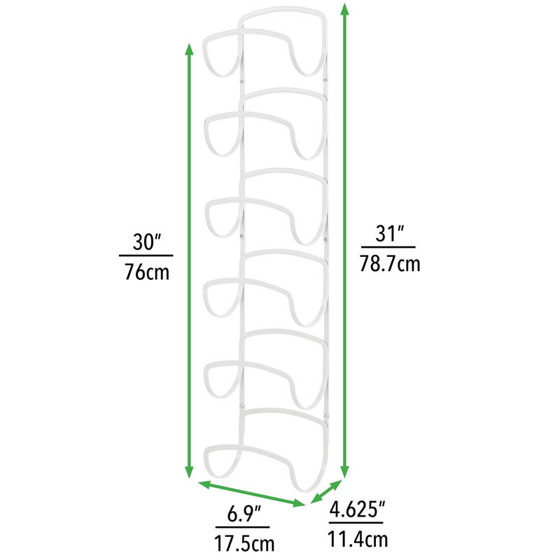 Wall Towel Rack, White
