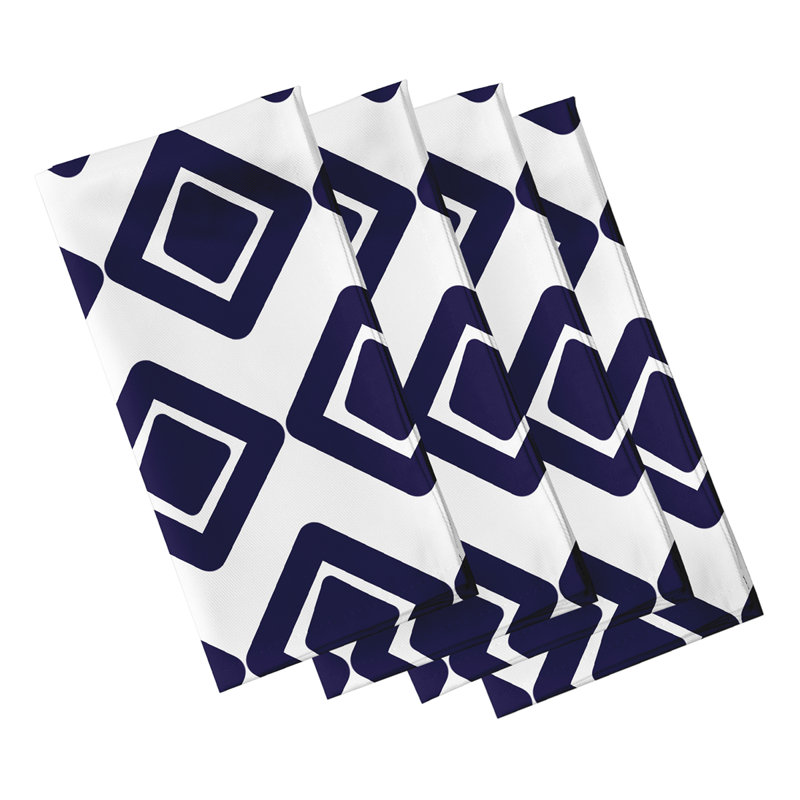 Serviette 22 po Ferrier, Bleu marine