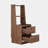 Modern Night Stand with Bookshelf-109324383