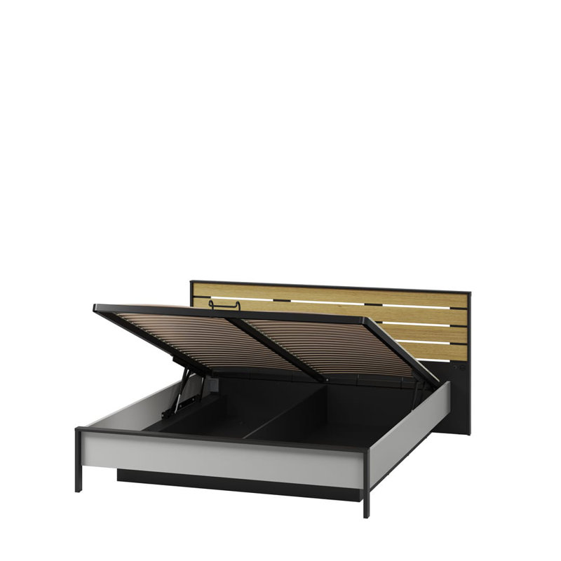 Amuda Ottoman Storage Bed, European Kingsize (160 x 200cm)