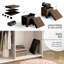 Banc repose-pieds en velours avec rangement amovible Nestl-132127315-132127314