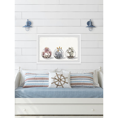 Delicate Planters - Single Picture Frame Painting