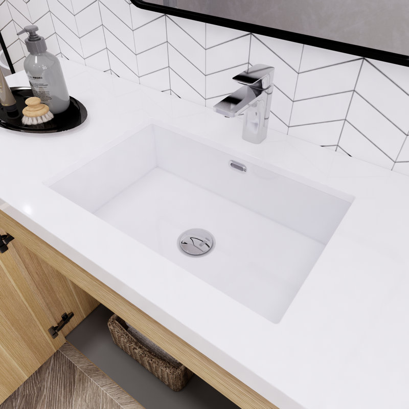Meuble-lavabo Verda, Chêne champagne