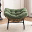Chaise d'appoint berçante rembourrée Chenille-1979175376
