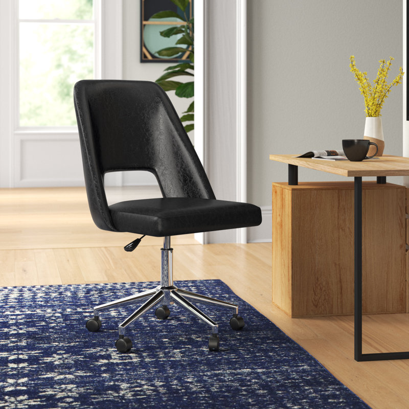 Chaise de travail Amboy, Noir