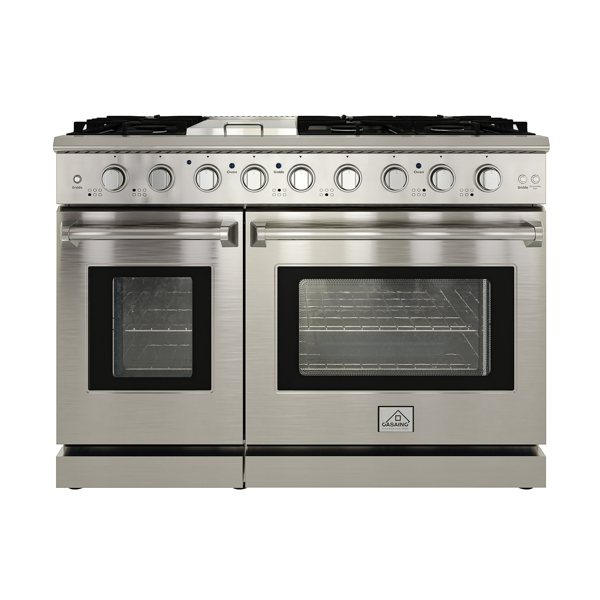 48 Gas Range - 4 Burners and Infrared Dual Griddle