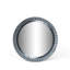 Garden Floral Round Iron Mirror