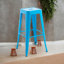 Stylish Clarke Metal Indoor/Outdoor Stool – Sleek Barstool with Gleaming Finish, Stackable & Practical Seating for Home, Living Room-1374348211