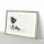 Growing Bonsai Tree in Abstract - Picture Frame Graphic Art Print on MDF-55738204-55738203