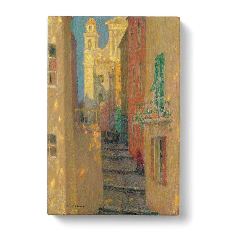 Church Street by Henri Le Sidaner - Wrapped Canvas Painting, 76cm H x 50cm W x 3cm D