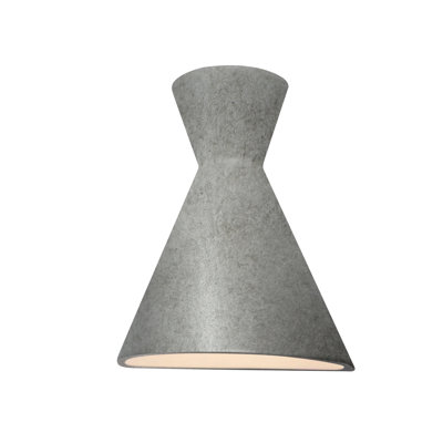Ambiance - Retro LED Wall Sconce - Open Top and Bottom - Antique Silver
