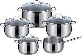 Torrano 9 - Piece Stainless Steel Cookware Set