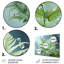 Ferns Plant Ethereal Whispers I - Ensemble de décorations murales florales en métal