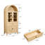 American Style Multi - Purpose Storage Cabinet, Contemporary And Modern, With Large Storage, Engineered Wood, Adjustable Shelves Cabinet For Different Use Cases, Contemporary, Materials, Arch Design,