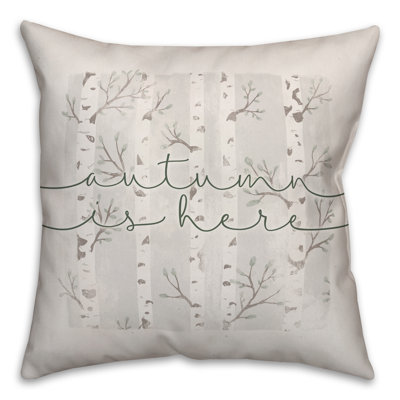  Coussin décoratif Autumn Is Here Birch Trees