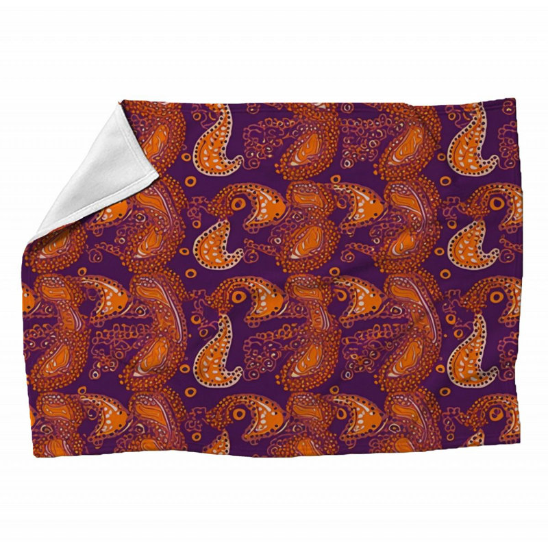 Machine Printed Throw Blanket, Throw