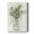 Delicate Greenery I -Custom Wrapped Gallery Cavas