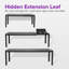 Ensemble repas d'extérieur pour 8 personnes avec table rectangulaire extensible en aluminium, coussins inclus-674160075