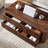 52"W Fluted Coffee Table with 4 Drawers-983204243