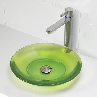 DECOLAV Incandescence 16.88'' Plastic Circular Bathroom Sink