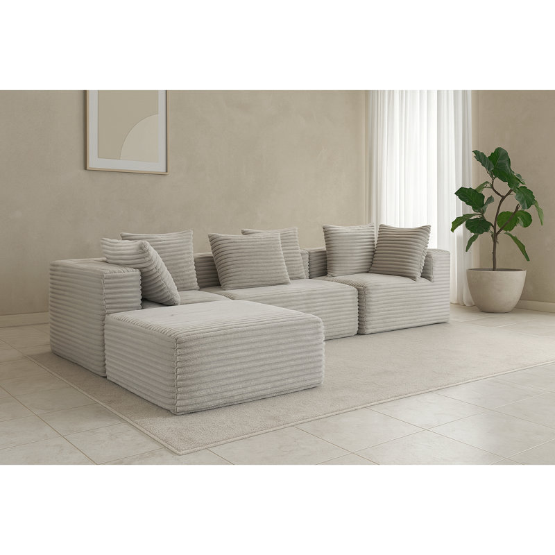 Canapé modulaire Compress Sofa Magic, Gris cendre
