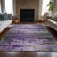 Tapis mauve Xhevrie lavable à la machine intérieur / extérieur-111819589