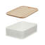Oloran Recycled Plastic Bin with Bamboo Lid-79030723