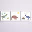 «Lindbergh Dinosaur Obsession Diptych», ensemble de 3 reproductions encadrées-1847534938