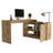 Axis Modern L-Shaped Computer Desk with Open & Closed Storage