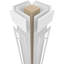 Colonne carrée de style Shaker de Craftsman-70920956