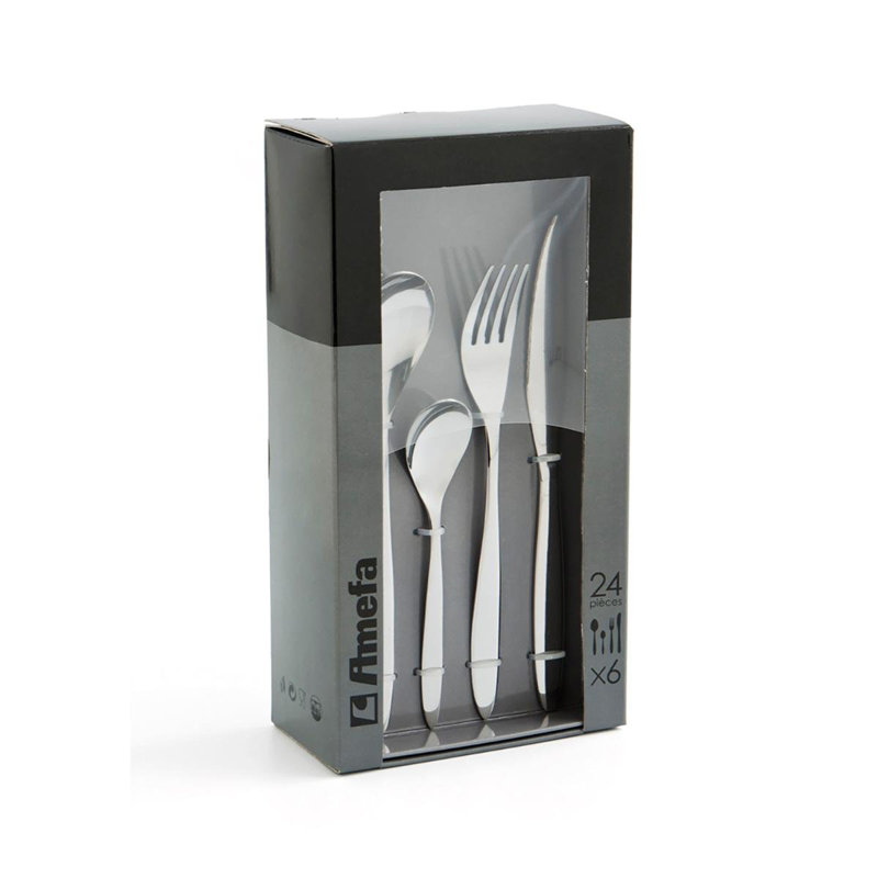 Amefa 24 Stainless Steel Cutlery Set, Service for 6