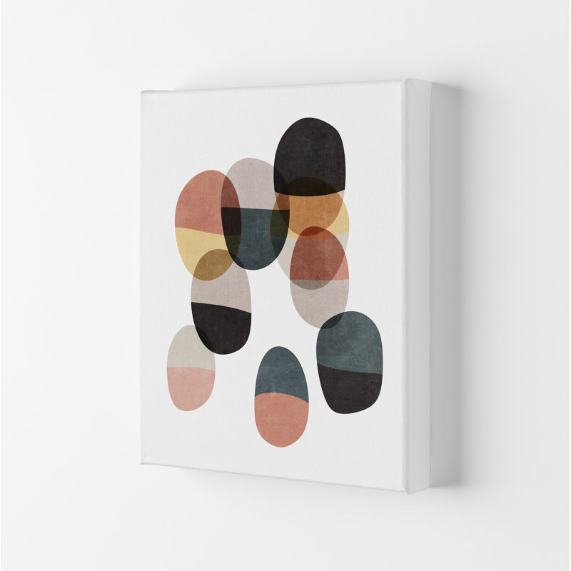 Abstract Shapes Art Original - Print, No Frame, 42cm H x 30cm W x 1cm D