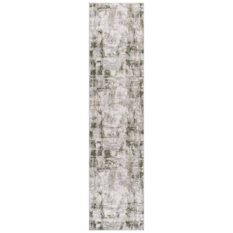 Wave Performance Abstract Indoor Rug, Runner 2'2" x 9'