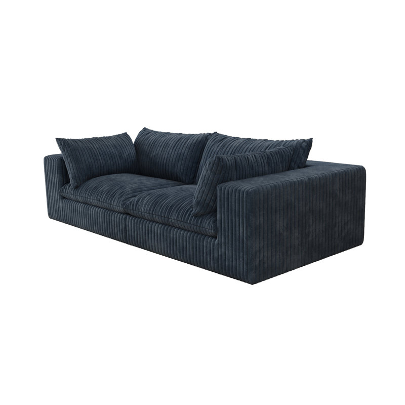 Canapé 78,87 po 2 places - bleu, Bleu