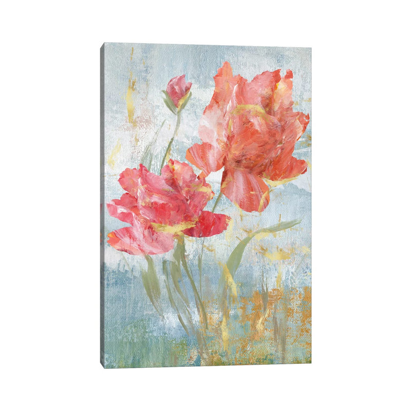 Floral Dance I by Nan - Wrapped Canvas Gallery-Wrapped Canvas Giclée, 20.32 cm H x 30.48 cm W