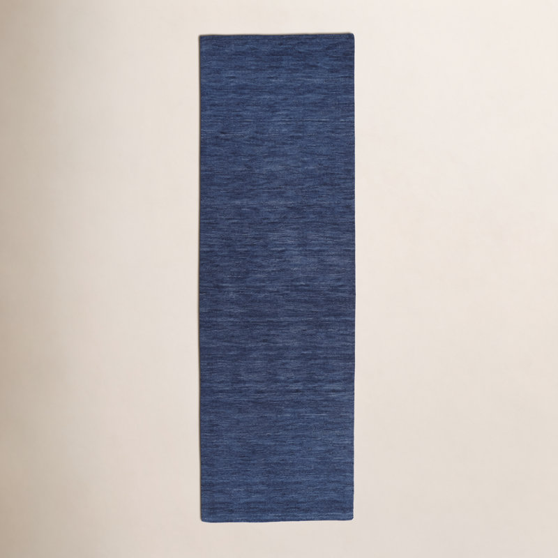 Kaden Performance Wool Indoor Rug, Runner 2'6" x 8', Blue