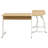 L-Shaped Metal Base Writing Desk-26344063