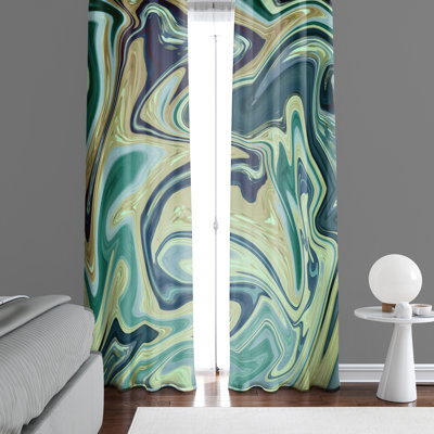 Semi Sheer Curtain Panel Pair