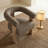 Mamanbai Upholstered Barrel Accent Chair Armchair with Three Solid Wood Legs-557366515