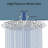 Chrome One-Function 8" Diameter Spray Head Eco-Performance Showerhead