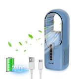 CAYNEL 11.8 Inch Portable Bladeless Desktop Personal Fan