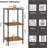 Abaigh 15.7'' W Metal Shelving Unit