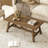 Danzler 43"W Rustic Solid Wood Single Coffee Table for Living Room