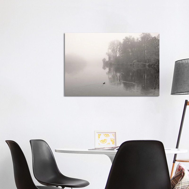 River In Mist by Lena Weisbek - Wrapped Canvas Gallery-Wrapped Canvas Giclée, 101.6 cm H x 66.04 cm W