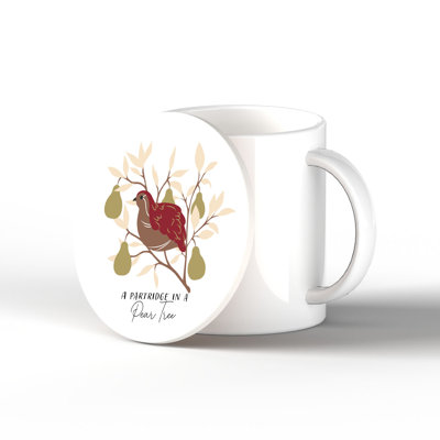 Santamaria Ceramic Round 1 Piece Coaster