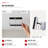 Linear 7" LED Recessed Linear Light with J-Box, Grille Anti-Glare Mini Slot Light, Dimmable