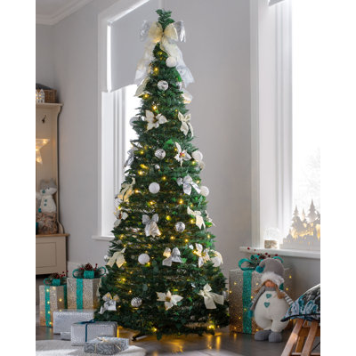 182.88cm H Lighted Artificial Christmas Tree