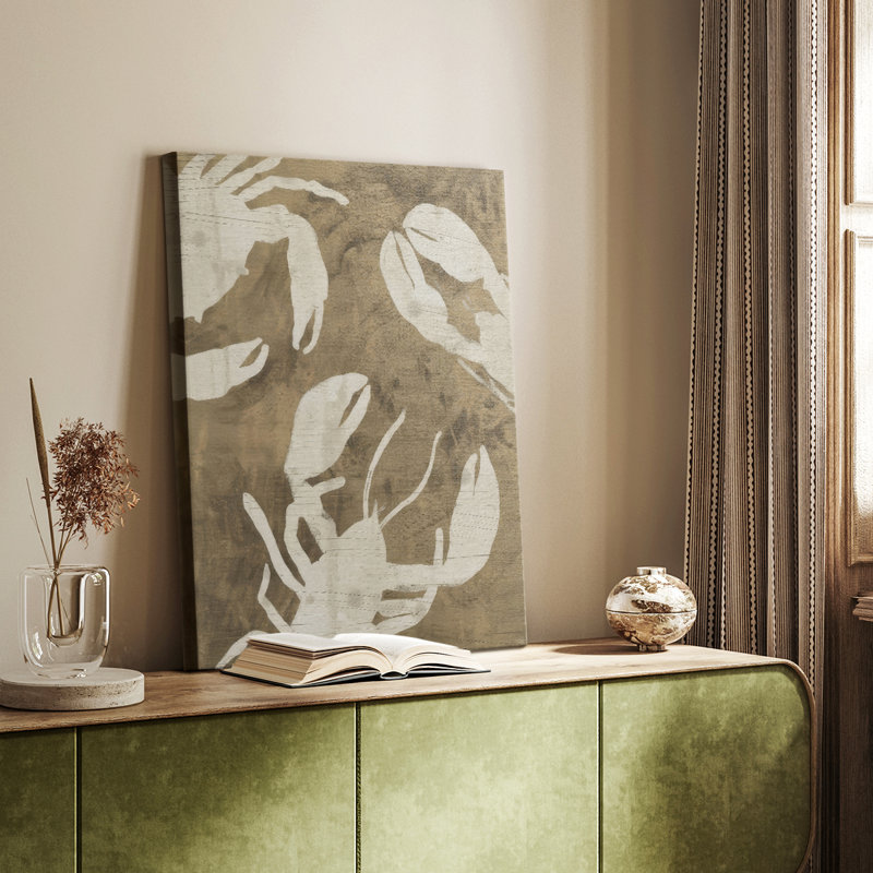 Crustacés à grain de bois II - galerie sur mesure, H 18 po x l 12 po