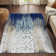 Tapis bleu abstrait Bellicent