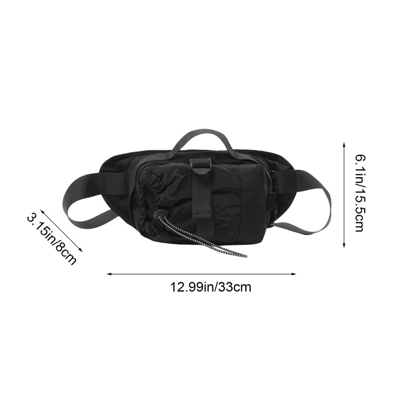 Sac à bandoulière pour l'extérieur avec bouteille d'eau COMPARTIMENT Sac à bandoulière léger pour la course à pied et l'utilisation quotidienne